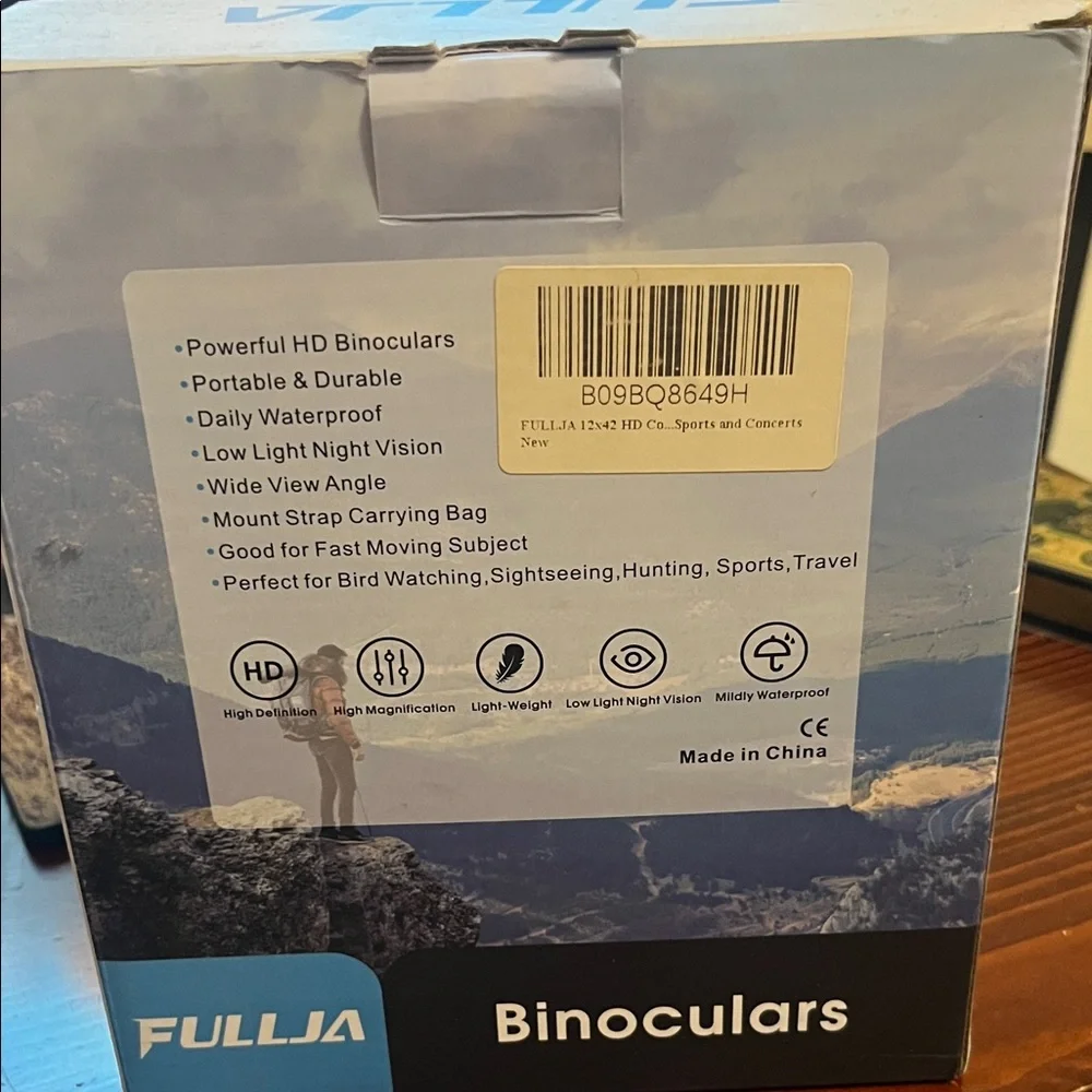 Black Binoculars for Outdoor Adventures